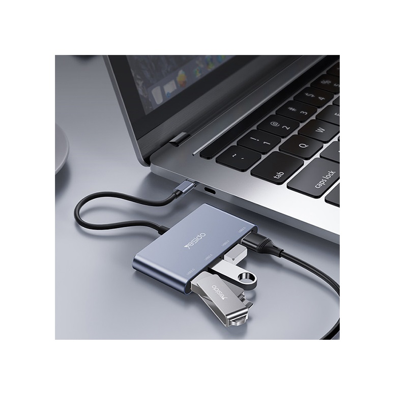 هاب 4 پورت USB-C یسیدو مدل HB13